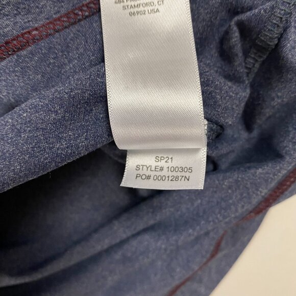 Rhone Reign T Shirt Mens XXL Blue Gray Short Sleeve Moisture Wicking Stretch - Picture 5 of 8